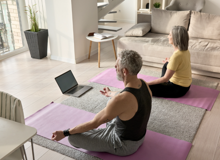 3 Easy Seated Yoga Poses for Seniors￼￼